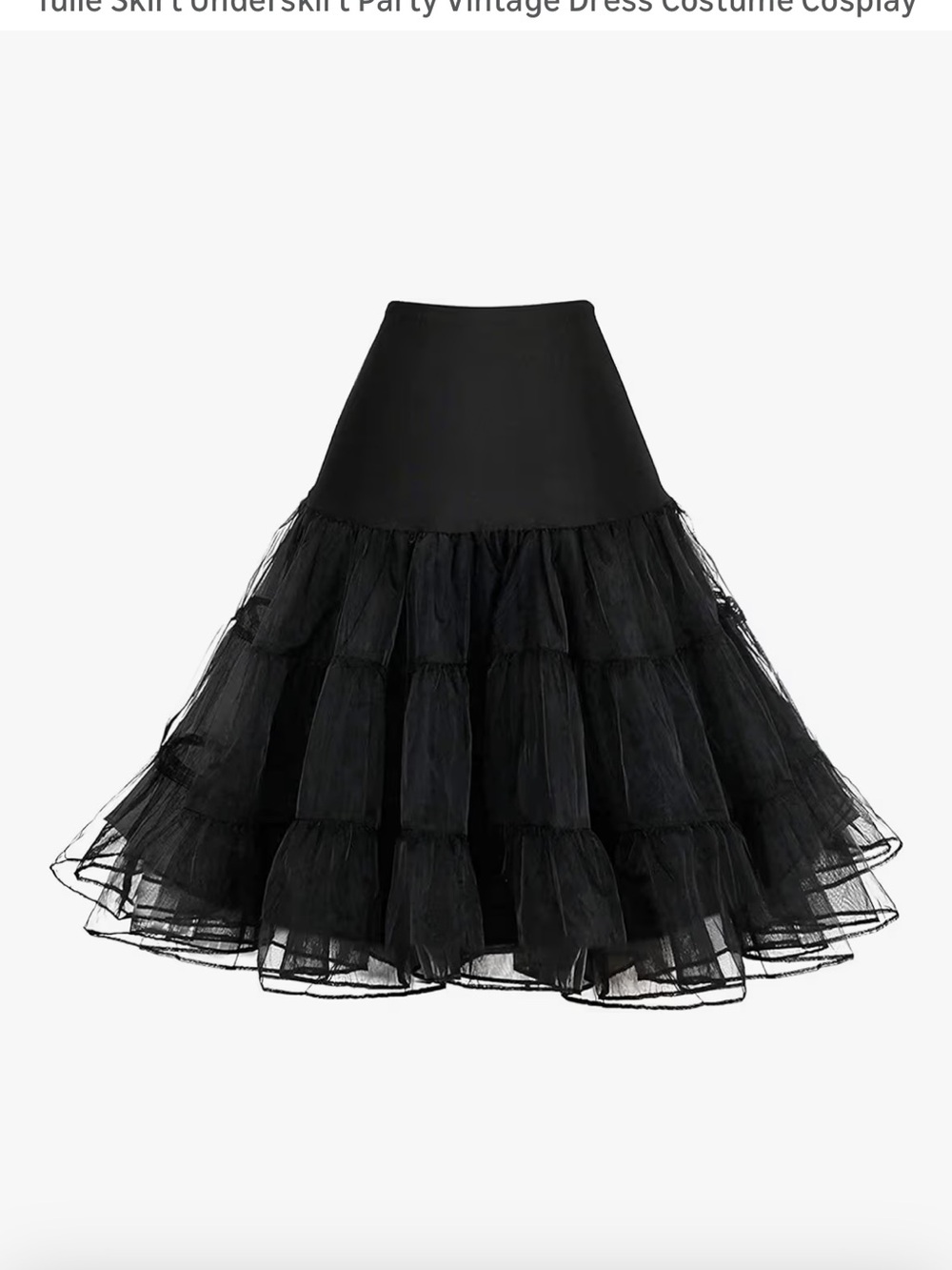 Elastic Waist Petticoat